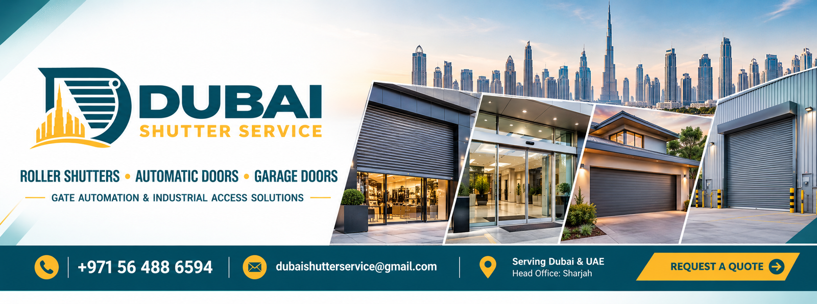 Dubai Shutter Service: shutters, automatic doors and gates in the UAE