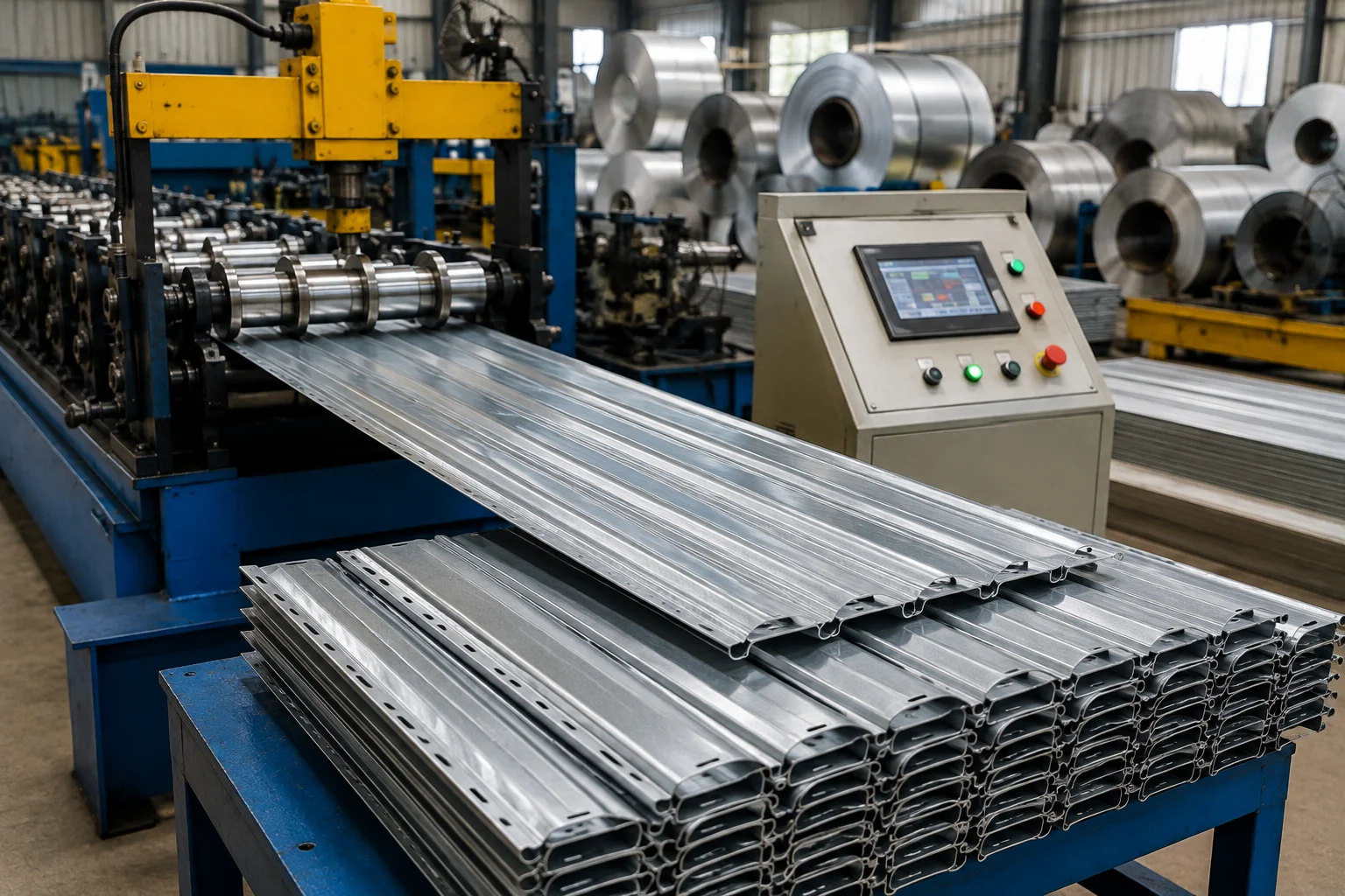 Shutter slat manufacturing at Dubai Shutter Service
